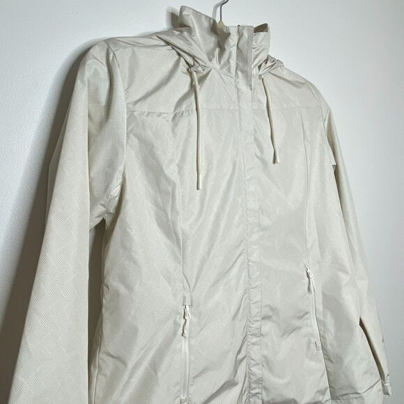 Liv Outdoor Nimbus Birch Geo Hooded Mesh Lined Water Resistant Travel Jacket M - Picture 14 of 14